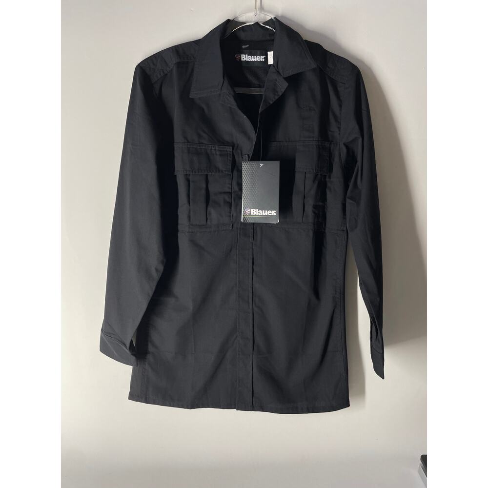 Blauer TenX BDU Long Sleeve Tactical Uniform Shirt Men's Size Small Reg Black